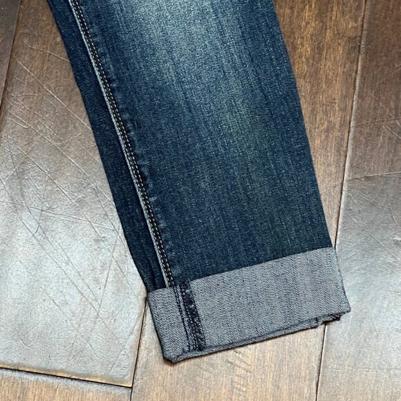 Express Jeans Stella Low Rise Leggings Regular Fit 10S Petite Dark Wash Skinny - Picture 5 of 8